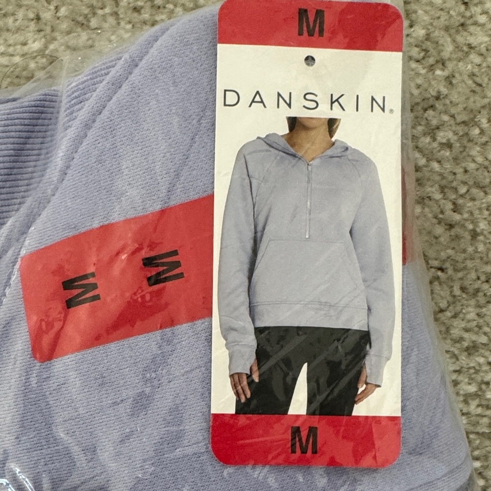 Danskin Lavender Zip-Up Hoodie Jacket, Medium, NWT